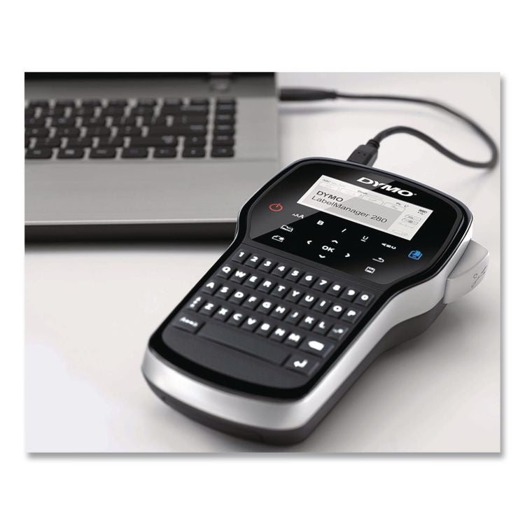 LabelManager 280 Label Maker, 0.6"/s Print Speed, 4 x 2.3 x 7.9