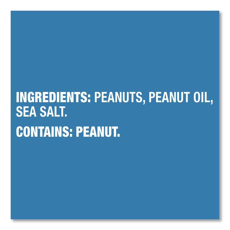 Salted Peanuts, 1.75 oz Pack, 18 Packs/Box