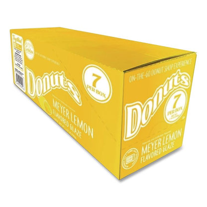 Meyer Lemon Glazed Donut, Lemon, 2.7 oz Individually Wrapped, 7 Donuts/Carton