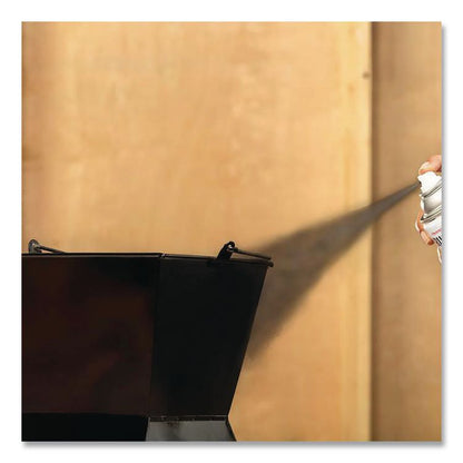 Stops Rust Spray Paint, Flat Black, 12 oz Aerosol Can, 6/Carton