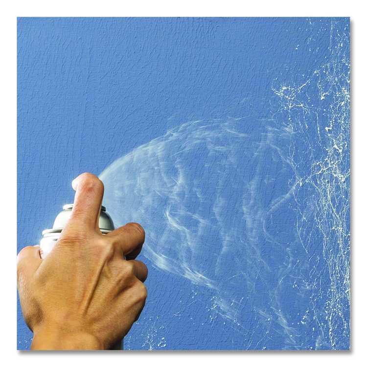 Touch'n Tone Spray Paint, Gloss White, 10 oz Aerosol Can, 6/Carton
