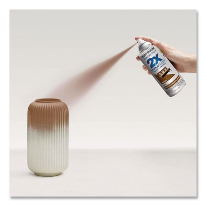 Painter's Touch 2X Ultra Cover Spray Paint, Gloss Chestnut, 12 oz Aerosol Can, 6/Carton