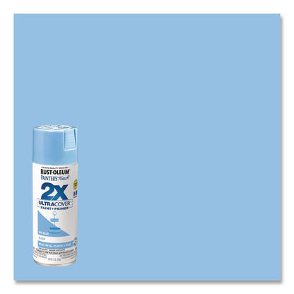 Painter's Touch 2X Ultra Cover Spray Paint, Gloss Spa Blue, 12 oz Aerosol Can, 6/Carton