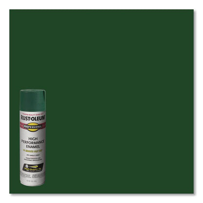 Professional Spray Paint, Gloss Hunter Green, 15 oz Aerosol Can, 6/Carton