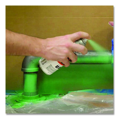 Industrial Choice RB1600 System Epoxy Spray, Gloss Green Rebar, 12 oz Aerosol Can, 6/Carton