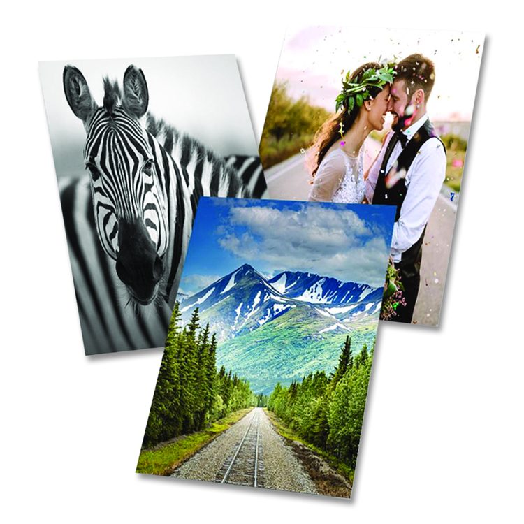Satin Photographic Paper Roll, 2" Core, 8 mil, 42" x 100 ft, Satin White