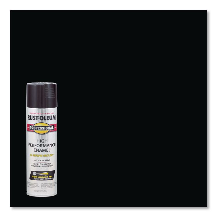 Professional Spray Paint, Gloss Gray, 15 oz Aerosol Can, 6/Carton