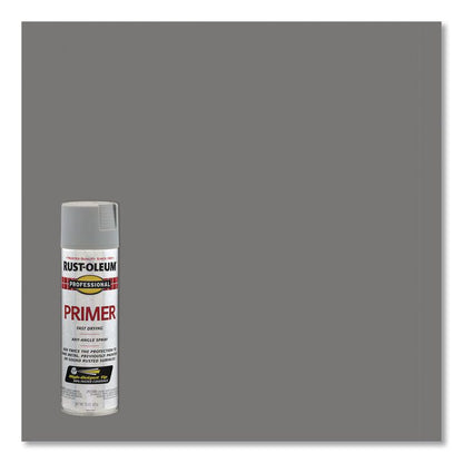 Professional Spray Paint, Flat Gray, 15 oz Aerosol Can, 6/Carton