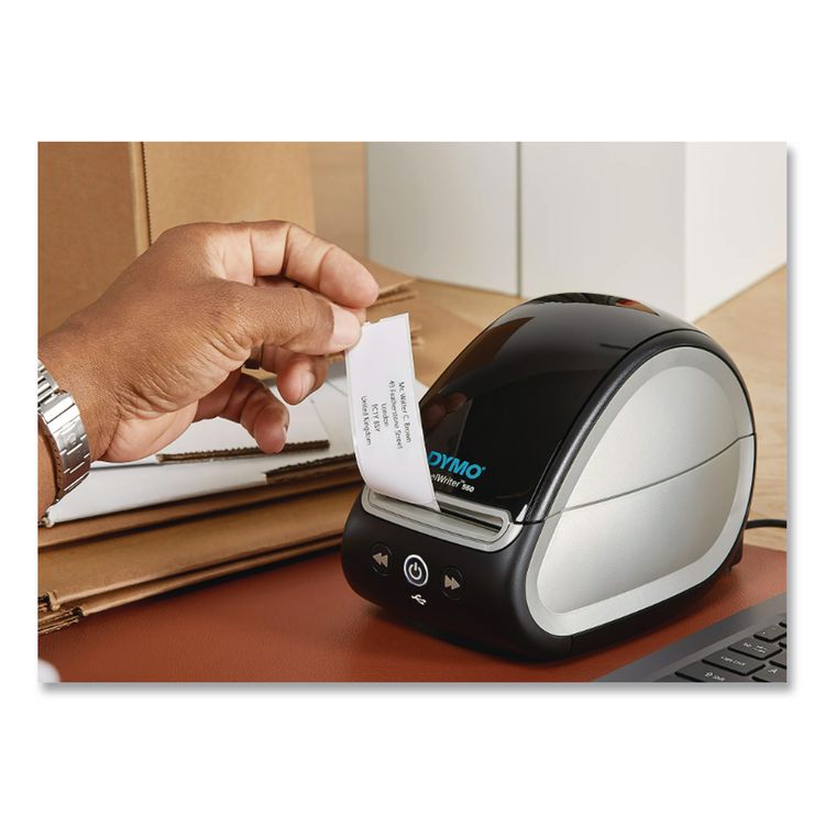 LabelWriter Address Labels, 1.12" x 3.5", White, 130 Labels/Roll, 2 Rolls/Pack