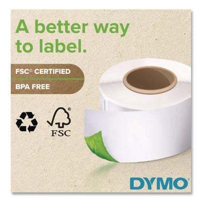 LabelWriter VHS Top Labels, 1.8" x 3.1", White, 150 Labels/Roll