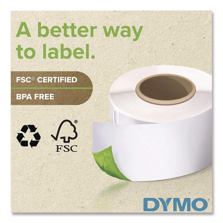 LabelWriter Return Address Labels, 0.75" x 2", White, 500 Labels/Roll