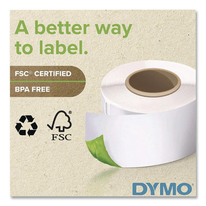 LabelWriter Return Address Labels, 0.75" x 2", White, 500 Labels/Roll