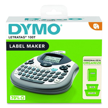 LetraTag 100T Label Maker, 2 Lines, 6.7 x 2.8 x 5.7