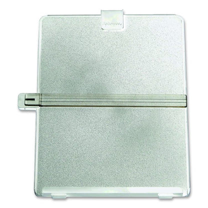 Non-Magnetic Desktop Copyholder, Holds Up to 125 Letter Size Sheets, Plastic, Platinum