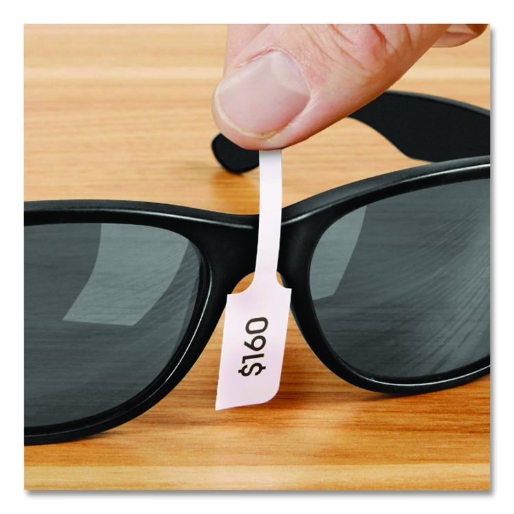 LW Price Tag Labels, 0.93" x 0.87", White, 400 Labels/Roll