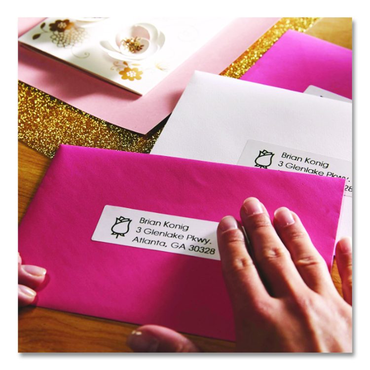 LabelWriter Address Labels, 1.12" x 3.5", White, 260 Labels/Roll, 2 Rolls/Pack