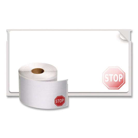Visitor Management Time-Expiring Name Badges, Adhesive, 2.25" x 4", 250 Labels/Box