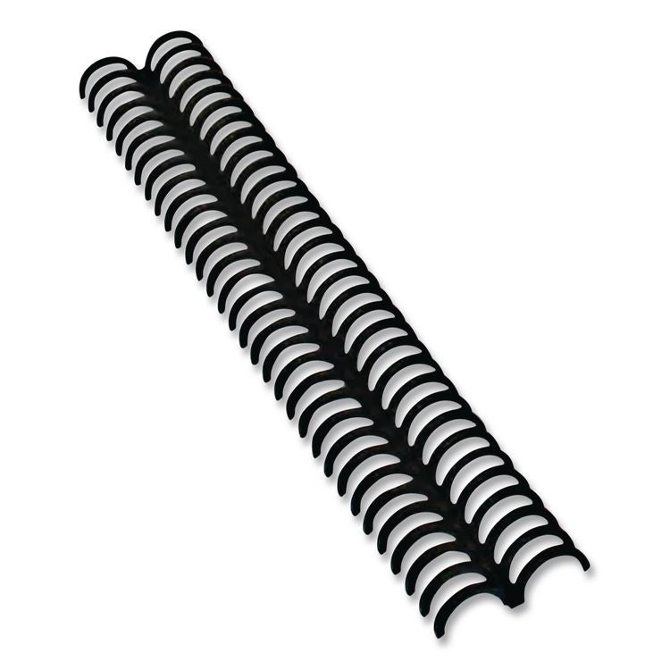 ProClick Easy Edit Spines for 11 x 8.5 Documents, 32 Rings, 0.31" (45-Sheet) Capacity, Black, 100/Box