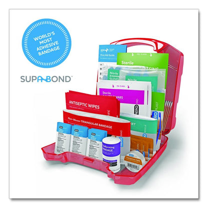 10 Series First Aid Kit, 72 Pieces, Retail Plastic Case