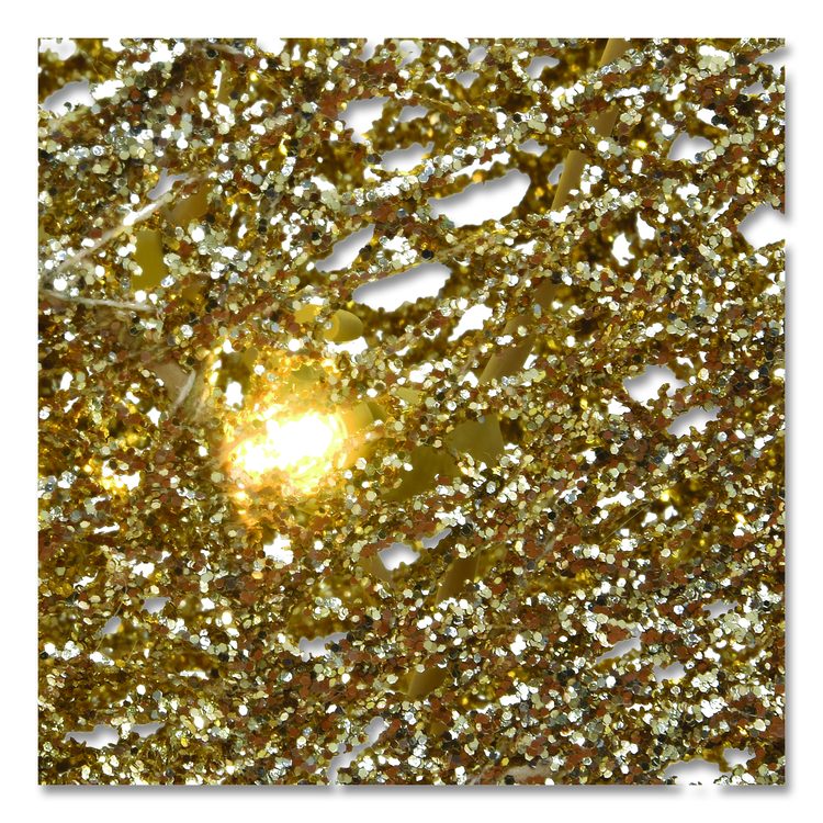 Santa and Reindeer, AC Powered, Warm White LED Lights, 11.25" x 30.75" x 33.5", Champagne