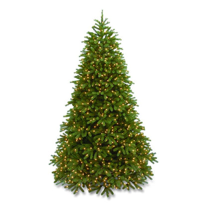 Pre-Lit Jersey Fraser Fir Medium Tree, 56" x 56" x 90", Green Tree, Green Tree Stand