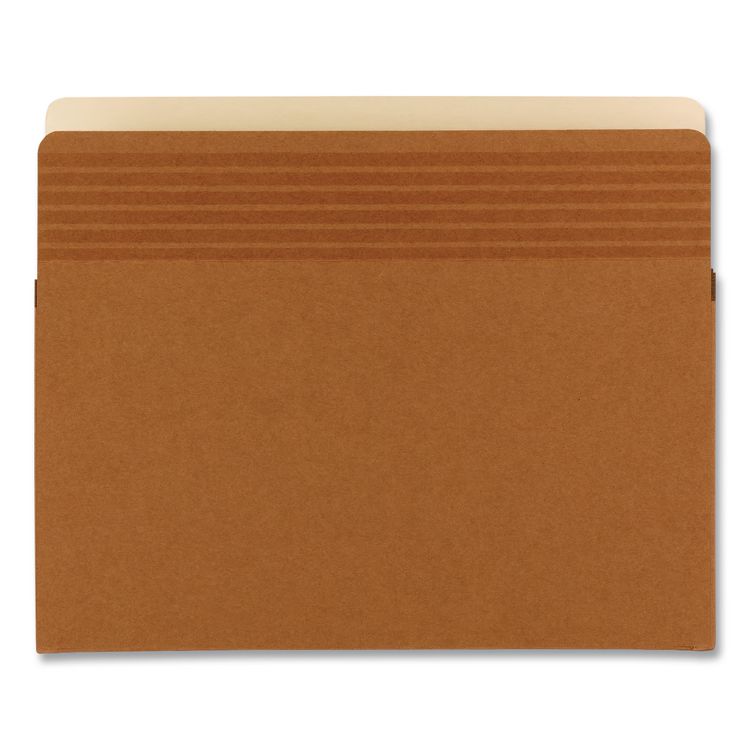SuperTab Pockets, 5.25" Expansion, Letter Size, Redrope, 10/Box