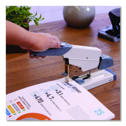 Deluxe Heavy-Duty Stapler, 160-Sheet Capacity, Platinum
