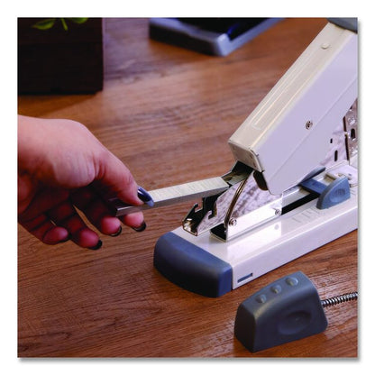 Deluxe Heavy-Duty Stapler, 160-Sheet Capacity, Platinum