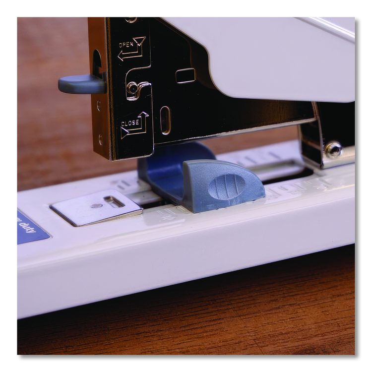 Deluxe Heavy-Duty Stapler, 160-Sheet Capacity, Platinum