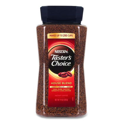 Taster's Choice House Blend Instant Coffee, 14 oz Bottle