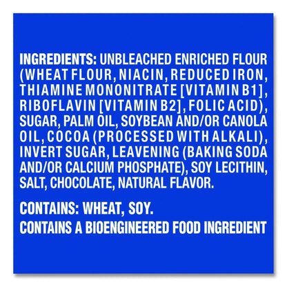 Cookies, Chocolate, 12 Individually Wrapped Sleeves, 3 lb 14.67 oz Box, 1 Box/Carton