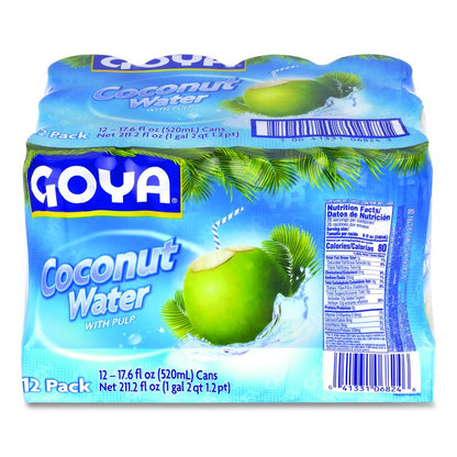 Coconut Water, Coconut, 17 oz Bottle, 12/Carton