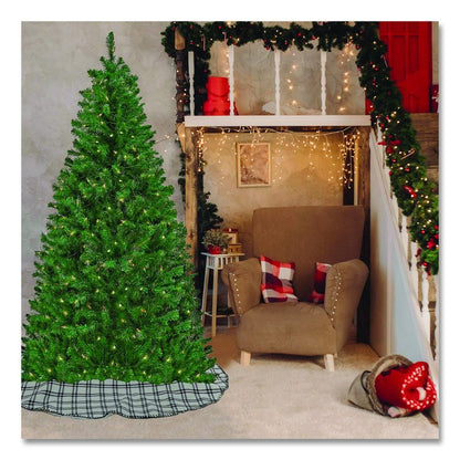 Pre-Lit Acacia Tree, 37" x 37" x 70.8", Green Tree, Green Tree Stand