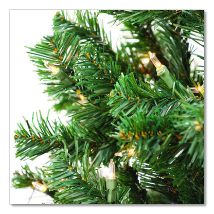 Pre-Lit Acacia Tree, 37" x 37" x 70.8", Green Tree, Green Tree Stand