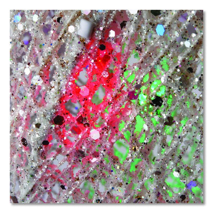 Trumpeting White Angel, AC Powered, Blue/Green/Red/Yellow LED Lights, 18" x 33" x 60", White