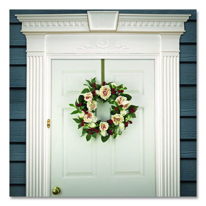 Peony and Raspberry Wreath, 22" Diameter x 5"h, Beige