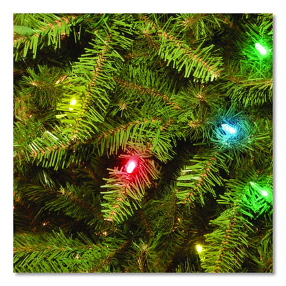 Pre-Lit Dunhill Fir Tree, 59" x 59" x 90", Green Tree, Green Tree Stand