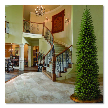 Kingswood Fir Pencil Tree, 46" x 46" x 144", Green Tree, Green Tree Stand