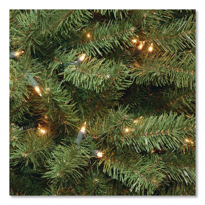 Pre-Lit North Valley Spruce Tree, 39" x 39" x 72", Green Tree, Green Tree Stand