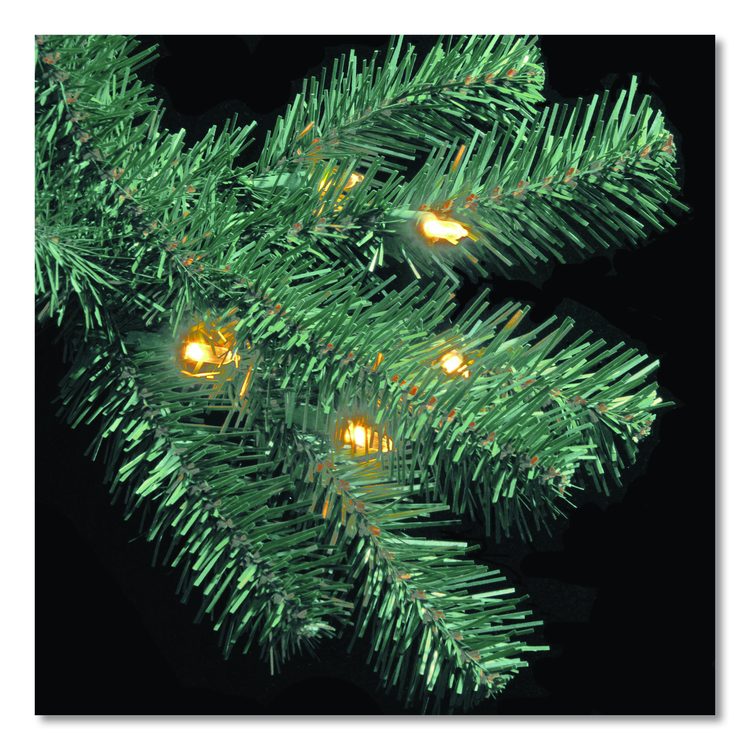 Pre-Lit North Valley Spruce Blue Tree, 42" x 42" x 78", Blue Tree, Green Tree Stand