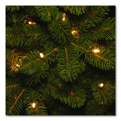 Pre-Lit Downswept Douglas Fir Pencil Slim Tree, 30" x 30" x 78", Green Tree, Green Tree Stand