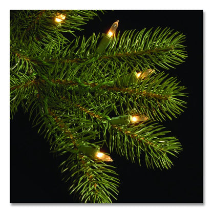 Pre-Lit Downswept Douglas Fir Pencil Slim Tree, 35" x 35" x 108", Green Tree, Green Tree Stand