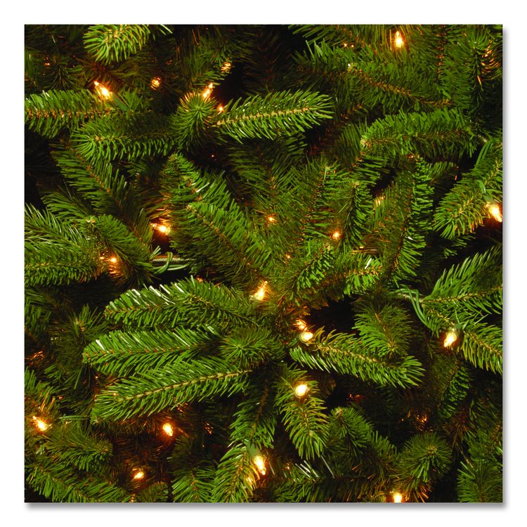 Pre-Lit Grande Fir Medium Tree, 50" x 50" x 90", Green Tree, Green Tree Stand