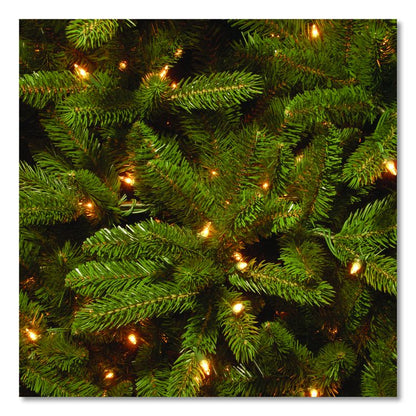 Pre-Lit Grande Fir Pencil Slim Tree, 30" x 30" x 78", Green Tree, Green Tree Stand