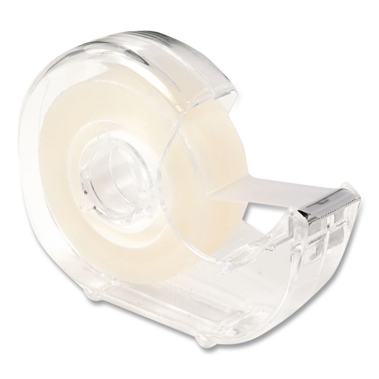 7520015167575, SKILCRAFT Tape with Dispenser, 1" Core, 0.75" x 36 yds, Matte Clear