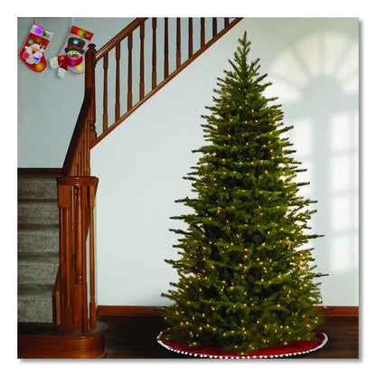 Pre-Lit Nordic Spruce Slim Tree, 44" x 44" x 78", Green Tree, Green Tree Stand