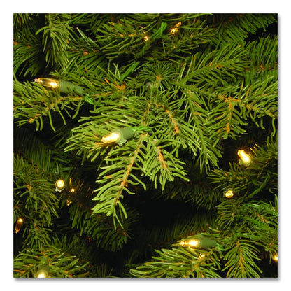 Pre-Lit Nordic Spruce Slim Tree, 44" x 44" x 78", Green Tree, Green Tree Stand