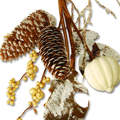 Fall Garland, 72" Long, White