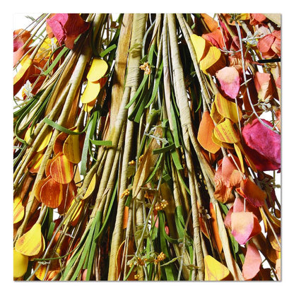 Fall Teardrop Decoration, 16" x 30" x 2", Orange