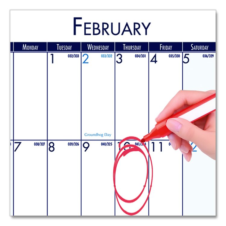 Three Month Desk Pad, 22 x 17, White/Blue/Teal Sheets, Blue Binding, Blue Corners, 14-Month: Dec 2025 to Jan 2027